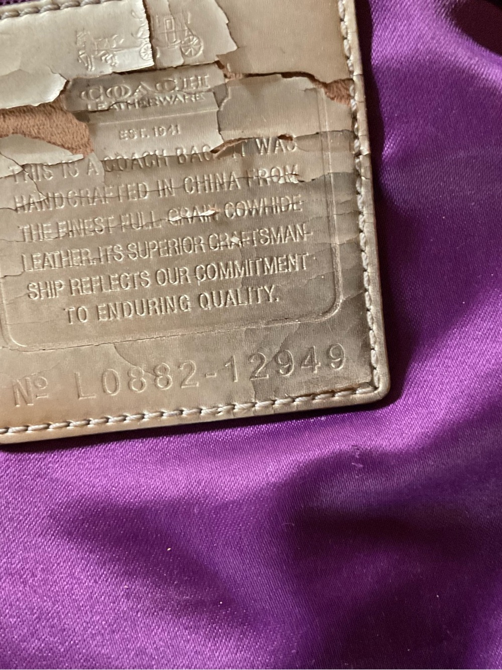 Vintage Coach Madison Sabrina purse - Picture 10 of 10